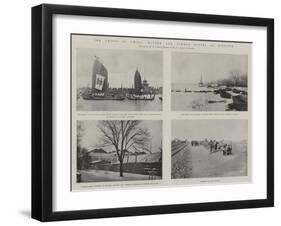 The Crisis in China, Winter and Summer Scenes at Tientsin-null-Framed Giclee Print
