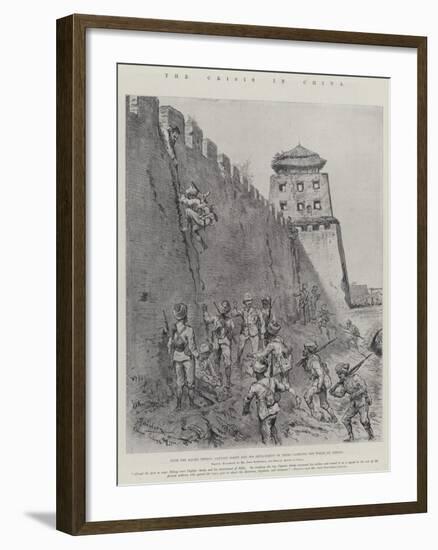 The Crisis in China-Johann Nepomuk Schonberg-Framed Giclee Print