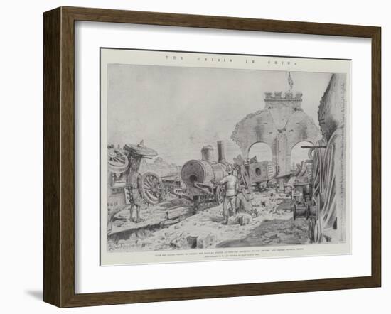 The Crisis in China-Johann Nepomuk Schonberg-Framed Giclee Print