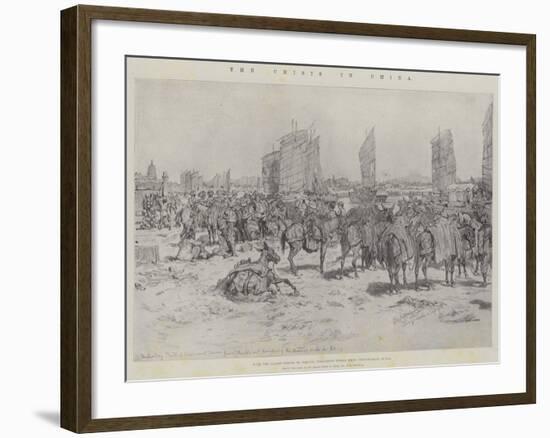 The Crisis in China-Johann Nepomuk Schonberg-Framed Giclee Print