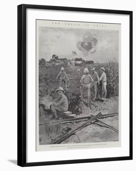 The Crisis in China-Henry Charles Seppings Wright-Framed Giclee Print