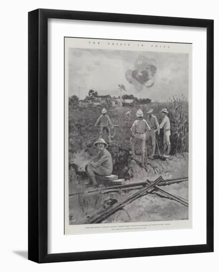 The Crisis in China-Henry Charles Seppings Wright-Framed Giclee Print