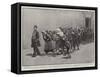 The Crisis in Constantinople, Armenian Refugees Leaving the Supreme Consular Court-Henry Marriott Paget-Framed Stretched Canvas