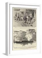 The Crisis in Crete-Charles Edwin Fripp-Framed Giclee Print