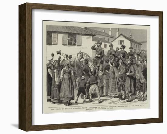 The Crisis in Eastern Roumelia-null-Framed Giclee Print