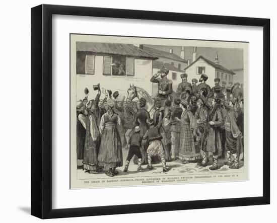 The Crisis in Eastern Roumelia-null-Framed Giclee Print