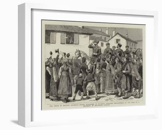 The Crisis in Eastern Roumelia-null-Framed Giclee Print