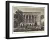 The Crisis in Egypt, Court of the Cadi, Cairo-null-Framed Giclee Print