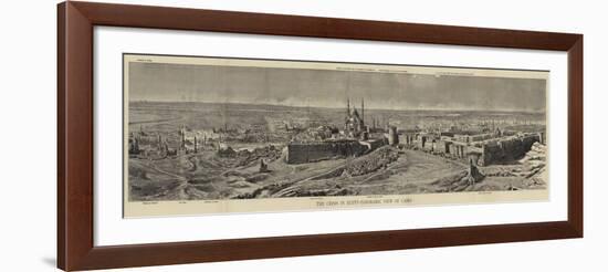 The Crisis in Egypt, Panoramic View of Cairo-Henry William Brewer-Framed Giclee Print