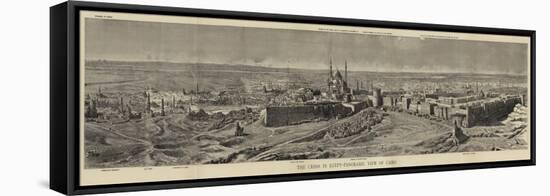 The Crisis in Egypt, Panoramic View of Cairo-Henry William Brewer-Framed Stretched Canvas