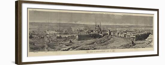 The Crisis in Egypt, Panoramic View of Cairo-Henry William Brewer-Framed Premium Giclee Print