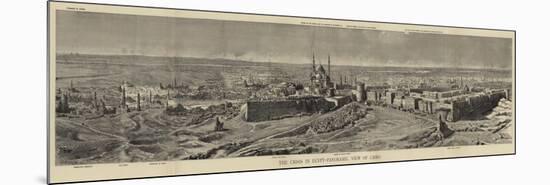 The Crisis in Egypt, Panoramic View of Cairo-Henry William Brewer-Mounted Premium Giclee Print