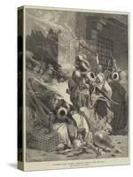 The Crisis in Egypt, Rioters at Alexandria Wrecking a Shop-Charles Auguste Loye-Stretched Canvas