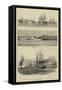 The Crisis in Egypt, the Anglo-French Fleet in Suda Bay-null-Framed Stretched Canvas