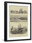 The Crisis in Egypt, the Anglo-French Fleet in Suda Bay-null-Framed Giclee Print