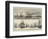 The Crisis in Egypt, the British Fleet Available to Defend Our Interests in the East-null-Framed Giclee Print