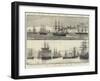 The Crisis in Egypt, the British Fleet Available to Defend Our Interests in the East-null-Framed Giclee Print