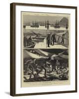 The Crisis in Egypt, the Voyage of HMS Troopship Orontes-null-Framed Giclee Print