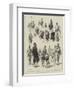 The Crisis in Egypt, Types of the Egyptian Army-Charles Auguste Loye-Framed Giclee Print