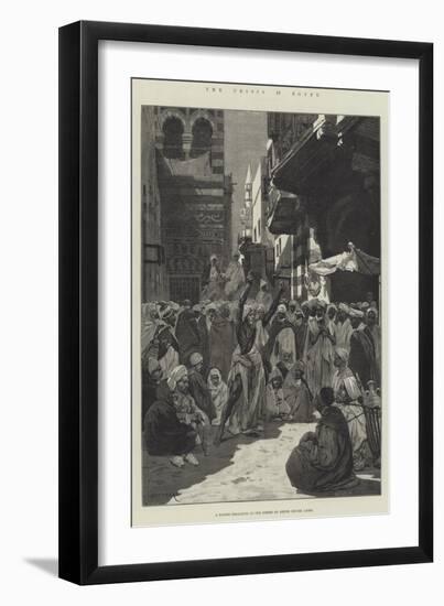 The Crisis in Egypt-Charles Auguste Loye-Framed Giclee Print