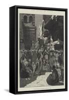 The Crisis in Egypt-Charles Auguste Loye-Framed Stretched Canvas