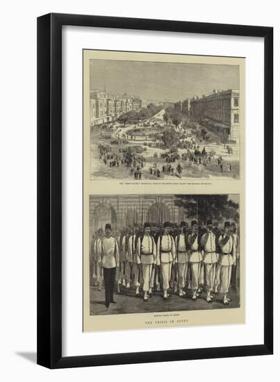 The Crisis in Egypt-null-Framed Giclee Print