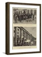 The Crisis in Italy, the Rioting in Milan-Frank Craig-Framed Giclee Print