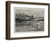 The Crisis in Morocco, View of Tangier from the Large Soko or Market Place-null-Framed Giclee Print