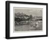 The Crisis in Morocco, View of Tangier from the Large Soko or Market Place-null-Framed Giclee Print