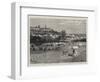The Crisis in Morocco, View of Tangier from the Large Soko or Market Place-null-Framed Giclee Print