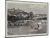 The Crisis in Morocco, View of Tangier from the Large Soko or Market Place-null-Mounted Giclee Print