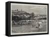 The Crisis in Morocco, View of Tangier from the Large Soko or Market Place-null-Framed Stretched Canvas