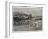 The Crisis in Morocco, View of Tangier from the Large Soko or Market Place-null-Framed Giclee Print