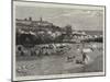 The Crisis in Morocco, View of Tangier from the Large Soko or Market Place-null-Mounted Giclee Print