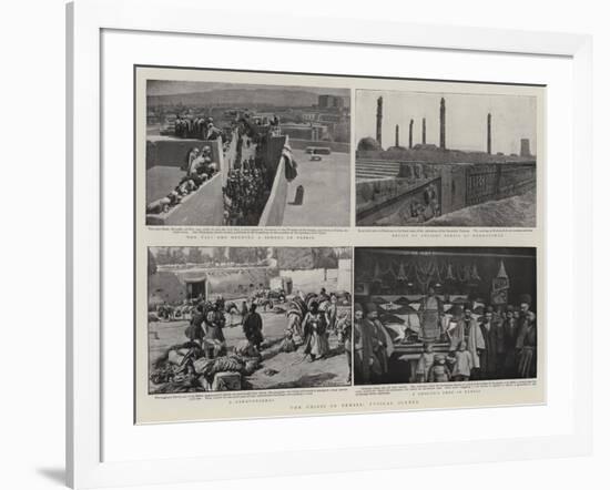 The Crisis in Persia, Typical Scenes-Charles Joseph Staniland-Framed Giclee Print