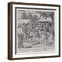 The Crisis in Samoa, a Foraging Party Returning to Apia from the Bush-Alexander Stuart Boyd-Framed Giclee Print