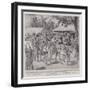 The Crisis in Samoa, a Foraging Party Returning to Apia from the Bush-Alexander Stuart Boyd-Framed Giclee Print