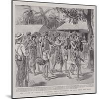 The Crisis in Samoa, a Foraging Party Returning to Apia from the Bush-Alexander Stuart Boyd-Mounted Giclee Print