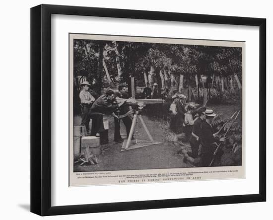 The Crisis in Samoa, Companions in Arms-null-Framed Giclee Print