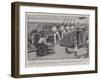 The Crisis in Samoa, the Hardships of the Refugees on a British Warship-Joseph Nash-Framed Giclee Print