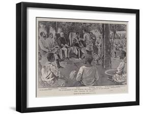 The Crisis in Samoa-Alexander Stuart Boyd-Framed Giclee Print