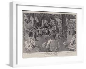 The Crisis in Samoa-Alexander Stuart Boyd-Framed Giclee Print