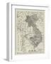 The Crisis in Siam, Map Showing the Disputed Territory-null-Framed Giclee Print