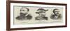 The Crisis in Siam, Portraits of French and Siamese Officials-null-Framed Giclee Print