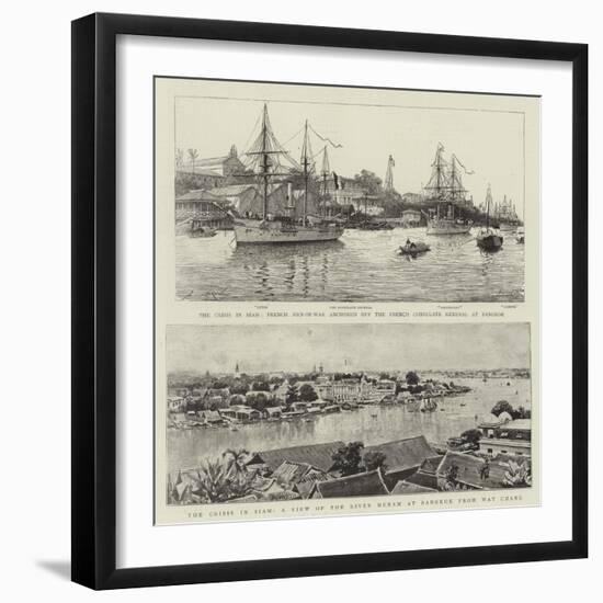 The Crisis in Siam-null-Framed Giclee Print