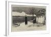 The Crisis in the East, a Roumanian Outpost on the Danube-null-Framed Giclee Print