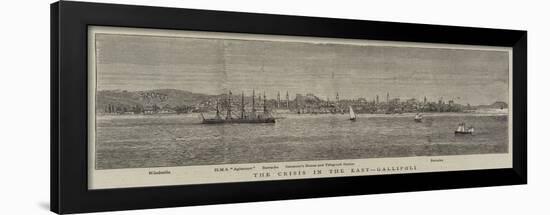 The Crisis in the East, Gallipoli-null-Framed Giclee Print