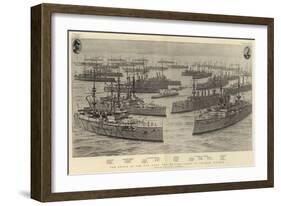 The Crisis in the Far East, the British Fleet in Chinese Waters-Joseph Nash-Framed Giclee Print