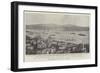 The Crisis in Turkey, the Guardships Lying Off Constantinople-null-Framed Giclee Print