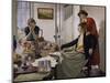 The Critics, 1922 (Oil on Canvas)-Harold Harvey-Mounted Giclee Print